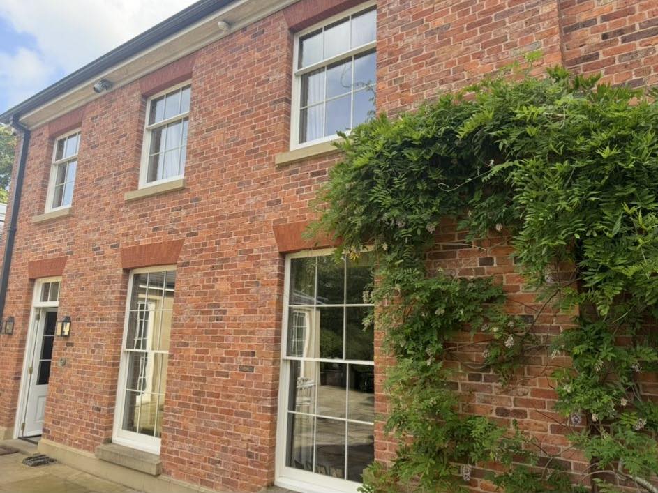 Heritage brick building restoration